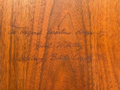 Robert Whitley Robert Whitley American Studio Teak Rocking Chair USA 1980s - 4419091