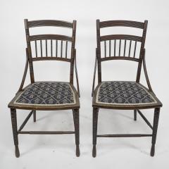 Robert William Edis R W Edis probably made by Jackson Graham A fine pair of Walnut side chairs - 4185838