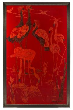 Robert Winthrop Chanler Flamingos at The Water s Edge - 4487691