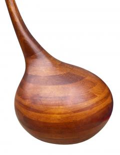 Robert Worth Large Studio Mid Century Modern Arc Floor Lamp by Robert Worth in Laminated Wood - 2011872