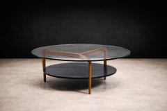 Roberto Aflalo Round Spider Coffee Table in Ivory Wood by Roberto Aflalo for Blanco e Preto - 4488671