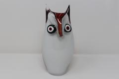 Roberto Beltrami Contemporary Murano Glass Owl by Beltrami - 2018740