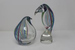 Roberto Beltrami Pair of Murano Glass Birds - 2018265