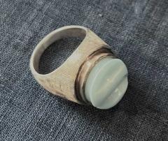 Roberto Burle Marx Sterling Silver Ring with Turquoise - 4409648