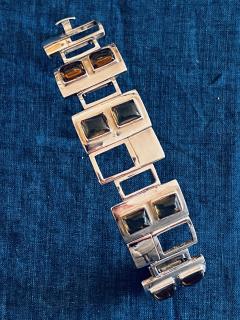 Roberto Burle Marx Sterling Silver and Topaz Bracelet - 4408651