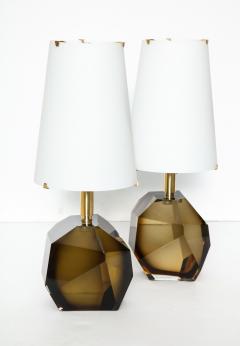 Roberto Giulio Rida Diamante Bronze Pair of Table Lamps by Roberto Giulio Rida - 523041