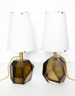 Roberto Giulio Rida Diamante Bronze Pair of Table Lamps by Roberto Giulio Rida - 523046
