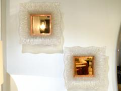 Roberto Giulio Rida Pair of mirrors with Venini glass frame Roberto Giulio Rida - 1669059