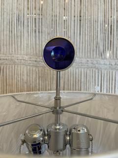 Roberto Giulio Rida Roberto Giulio Rida for Lorin Marsh Blue Mirrored Table Lamp - 4636806