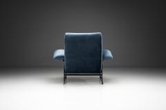 Roberto Menghi Roberto Menghi Hall Armchair for Arflex Upholstered in Blue Mohair Italy 1958 - 4309460