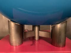 Roberto Menghi Roberto Menghi blue glass table lamp for Venini Italy 1968 - 4405941