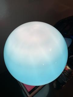 Roberto Menghi Roberto Menghi blue glass table lamp for Venini Italy 1968 - 4405943