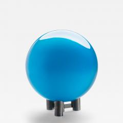 Roberto Menghi Roberto Menghi blue glass table lamp for Venini Italy 1968 - 4412784