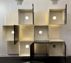 Roberto Monsani Mid Century Lighting Wall Unit by Roberto Monsani for Acerbis 1970s - 3374064