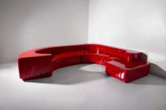 Roberto Pamio Italian Red Sofa Lara Designed by N Massari R Pamio R Toso from 1968 - 3690798