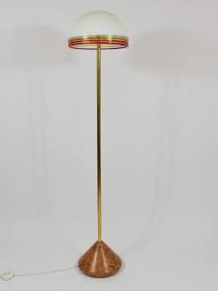 Roberto Pamio Roberto Pamio Febo Floor Lamp in Marble Brass Murano Glass by Leucos Italy - 4070240