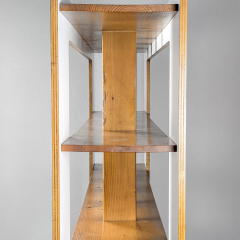 Roberto Pamio STILWOOD PINE AND MELAMINE BOOKCASE 1972  - 4244563