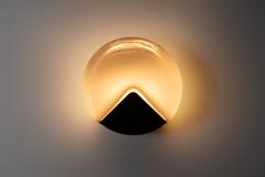 Roberto Pamio Vetri Murano Glass Wall Lamp by Roberto Pamio for Leucos Italy 1970s - 4317856