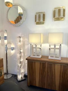 Roberto Renzi Contemporary Pair of Labyrinth Ceramic Lamps by Roberto Renzi Italy - 3308414