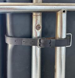 Roberto Tapinassi Maurizio Manzoni Roberto Tapinassi Dema Firenze Leather Chaise Longues Rataplan 1980s - 4554900