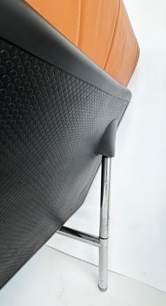 Roberto Tapinassi Maurizio Manzoni Roberto Tapinassi Dema Firenze Leather Chaise Longues Rataplan 1980s - 4554907