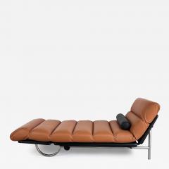 Roberto Tapinassi Maurizio Manzoni Roberto Tapinassi Dema Firenze Leather Chaise Longues Rataplan 1980s - 4555112