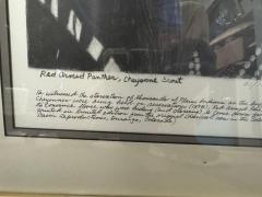 Robin Wolf Lithograph Red Armed Panther 31 150 - 4383373