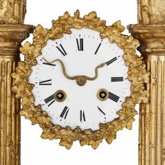 Roblin Fils Fr res a Paris Gilt bronze mantel clock in form of Roman ruin - 3252928