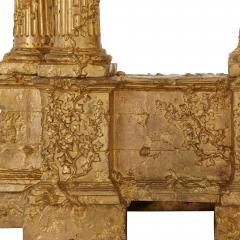Roblin Fils Fr res a Paris Gilt bronze mantel clock in form of Roman ruin - 3252929