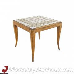 Robsjohn Gibbings Style Mid Century Tile Top Side Table - 2570126