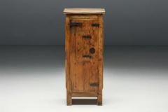 Robust Cabinet Confiturier Artisan Solid Wood French Craftsmanship ca 1900 - 3405682