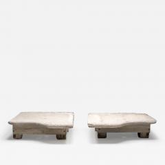 Robust Farm Stone Coffee Tables Italy 19th Century - 3664085