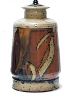 Robust Pair of Signed 1960s Studio Crafted Pottery Stoneware Lamps - 1664595
