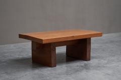 Robust Wabi Sabi Coffee Table in Solid Wood 1960s - 4468835