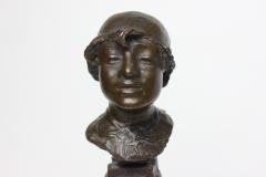 Rocco Milanese Expressionist Miniature Head Bust of Young Man by Rocco Milanese 1900 Italy - 3220506
