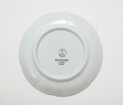 Rochard Porcelain 18 Limoges Porcelain Snack Plates - 2198473
