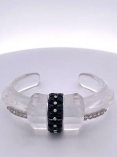 Rock Crystal Bracelet with Sapphires - 3462017