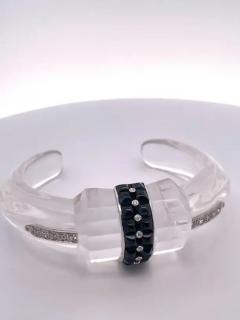 Rock Crystal Bracelet with Sapphires - 3462100