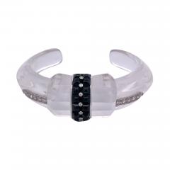 Rock Crystal Bracelet with Sapphires - 3572132