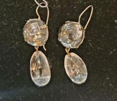 Rock Crystal Drop Earrings - 4365901