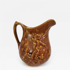 Rockingham pitcher with an anchor - 3701069