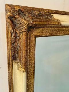 Rococo Style Distressed Gold Beveled Console or Wall Mirror by Bombay Furniture - 3842662