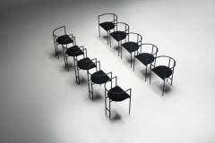 Rodney Kinsman Postmodern Tokyo Armchairs by Rodney Kinsman for Bieffeplast Italy 1980s - 3747032