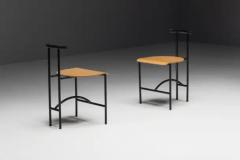 Rodney Kinsman Postmodern Tokyo Dining Chairs by Rodney Kinsman for Bieffeplast Italy 1980s - 3746992