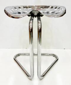 Rodney Kinsman Rodney Kinsman Chrome Tractor Seat Counter Height Stools Industrial Pair - 3981573