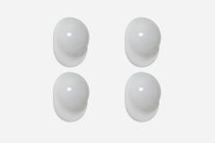 Rodolfo Bonetto Rodolfo Bonetto Tortue sconce opaline Murano glass Italy 1970s - 4469590