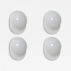 Rodolfo Bonetto Rodolfo Bonetto Tortue sconce opaline Murano glass Italy 1970s - 4469592