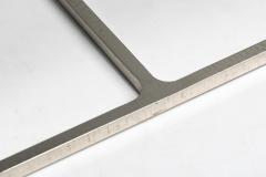 Rodolfo Dordoni Metal Square Coffee Table Duchamp by Rodolfo Dordoni for Minotti Italy 1990s - 4282025