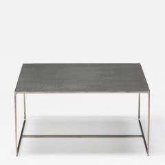 Rodolfo Dordoni Metal Square Coffee Table Duchamp by Rodolfo Dordoni for Minotti Italy 1990s - 4287917