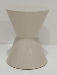 Rodolfo Dordoni Minotti Cesar Table in Off White Shiny Lacquer - 4362417